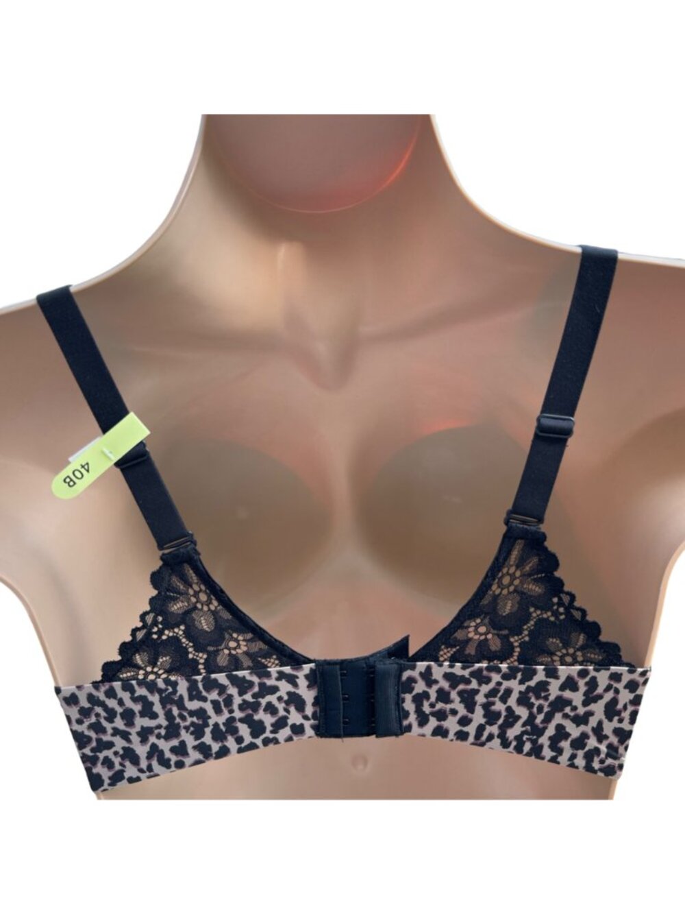 Maidenform 36C T-Shirt Bra SmartZone Cups & Convertible Straps Leopard Print - Picture 2 of 16